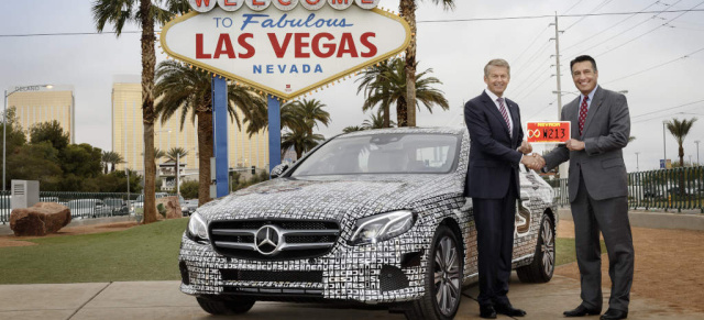 Mercedes neue E-Klasse: Autonom über die Highways im Bundesstaat Nevada: Neue Mercedes-Benz E-Klasse mit Testlizenz zum autonomen Fahren 