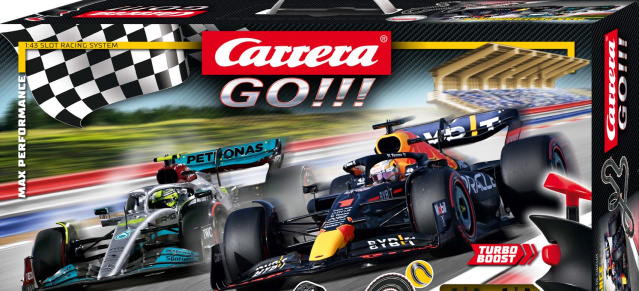 Giganten der Autorennbahn: Carrera Go: Lewis Hamilton vs. Max Verstappen