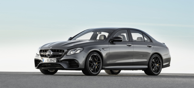 Klassenprimus im Kräftemessen: Der neue Mercedes-AMG E63: Muskelspiel-Dreikampf: Mercedes-AMG E63 vs. Audi RS7 und BMW M5