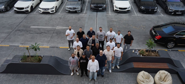 Mercedes-Benz Club Kuwait startet mit zwei spektakulären Events in seine 11. Saison: Botschafter Hans-Christian Freiherr von Reibnitz empfängt den Mercedes-Benz Club Kuwait am Tag der Deutschen Einheit