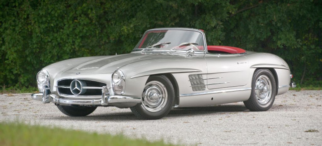 Gegen Goldene Rolex-Uhr getauscht: 1957er Mercedes-Benz 300SL Roadster : Nur 1858 Exemplare des Mercedes-Oldtimers wurden gebaut