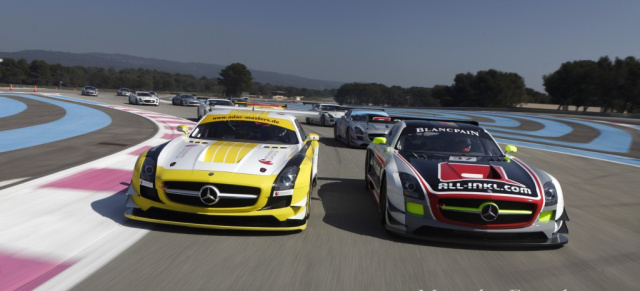 Es geht wieder los: AMG Kundensport Saison 2012 : Über 45 Mercedes-Benz SLS AMG GT3 weltweit in 2012 am Start
