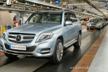 Es geht los: Produktion des neuen GLK gestartet : Im Mercedes-Werk Bremen lief das erste Exemplar des neuen GLK vom Band 