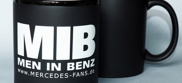 NEU im Men-In-Benz-Shop: Endlich wieder da: Die MIB-Tasse
