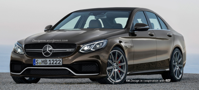 Vorschau: Mercedes-AMG E63 2017: Computergrafik von der dynamisierten neuen E-Klasse W 213