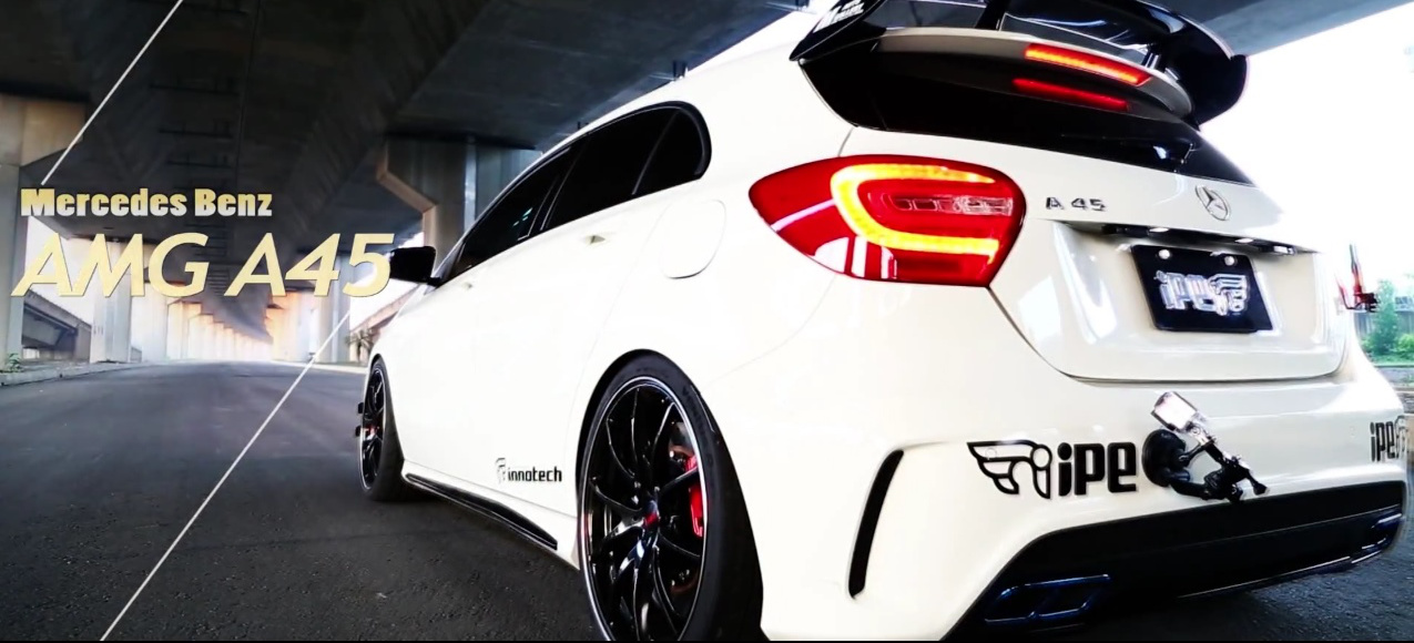 Ohrgasmus Mercedes A45 Amg Mit Ipe Abgasanlage Video Klangvolle Demonstration Der Starke Des 1080 Ps Starken Kompakt Stars Performance Mercedes Fans Das Magazin Fur Mercedes Benz Enthusiasten