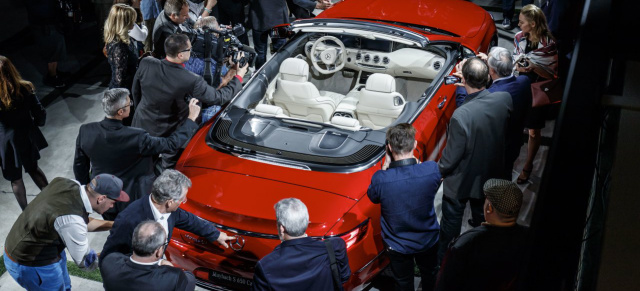 LA Auto Show 2016: Offen heraus: Livebilder von der Premiere des Mercedes.Maybach S 650  Cabriolet (Fotos & Video)