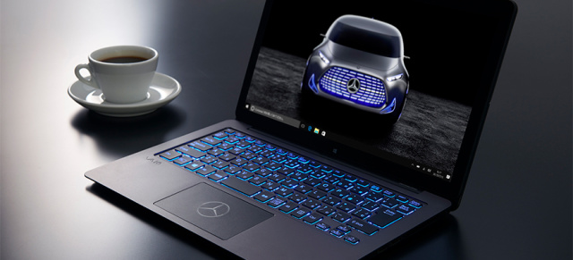 Mercedes-Benz Gadget : Nur für Japan: VAIO-Laptop Mercedes-Benz Edition mit AMG-Brumm-Faktor!
