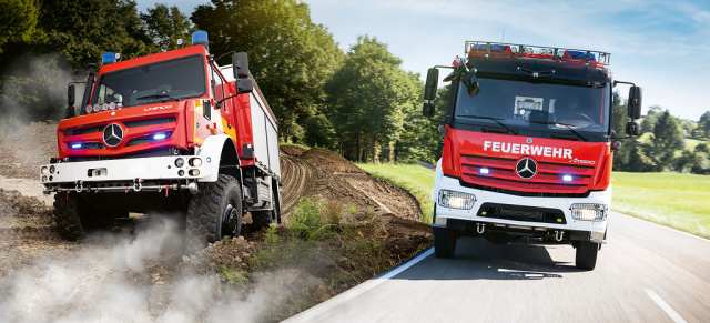 Daimler Truck  auf RETTmobil 2026: Unimog und Atego demonstrieren Leistungsfähigkeit für Feuerwehr- und Katastropheneinsätze in Fulda