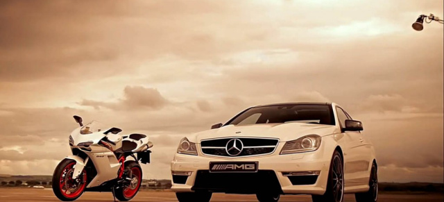 Making of: Mercedes AMG/Ducati Video:  Hinter den Kulissen eines AMG Fotoshootings