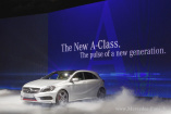 Videos vom Vorabend des Genfer Autosalons 2012 - Präsentation der neuen Mercedes-Benz A-Klasse: Hier kann man die Präsentation der Mercedes-Benz A-Klasse noch einmal in bewegten Bilder verfolgen