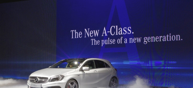 Videos vom Vorabend des Genfer Autosalons 2012 - Präsentation der neuen Mercedes-Benz A-Klasse: Hier kann man die Präsentation der Mercedes-Benz A-Klasse noch einmal in bewegten Bilder verfolgen