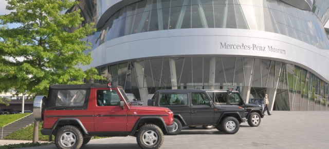 So war's: 25 Jahre Mercedes G-Klasse Club-Treffen, 23. Juni Stuttgart: Jubiläumsveranstaltung im Mercedes-Benz Museum