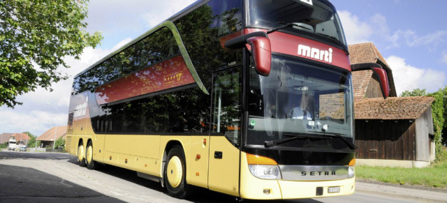 Jubiläum für Setra Omnibusse in der Schweiz : 2000ste Setra in das Land der Eidgenossen ausgeliefert 
