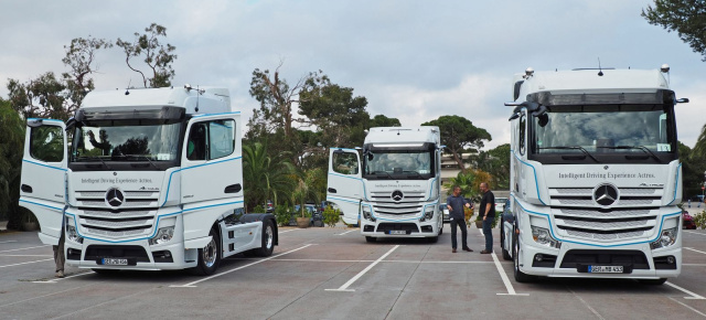 Fahrvorstellung Actros - sicherer, effizienter und voll vernetzt: Starker Auftritt des neuen Actros bei der JXperience Barcelona