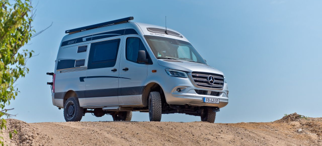 La strada Regent S: Auf allen Vieren der Freiheit entgegen: Allrad-Reisemobil auf Mercedes Sprinter 4X4