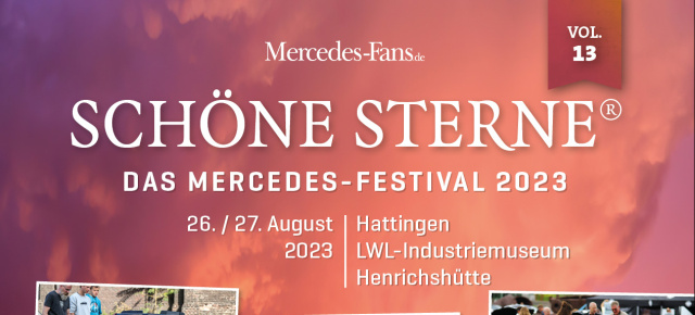 Save the Date!: 13. SCHÖNE STERNE® - der Termin für das Mercedes-Festival in 2023