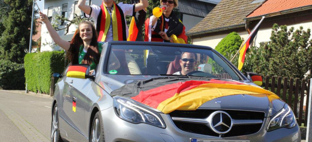 Automobile Fußball-Fans bei der Europa-Meisterschaft: Was darf ich als Autofahrer und Fußball-Fan?