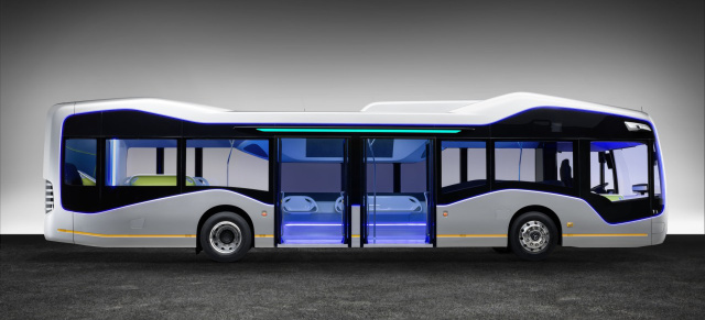 Weltpremiere: Mercedes-Benz Future Bus mit CityPilot : Jetzt geht auch der Bus alleine seinen Weg:  Daimler präsentiert den autonom fahrenden Stadtbus
