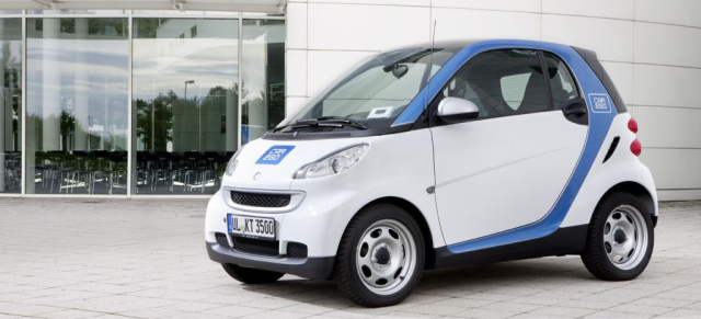 Premiere in Paris: smart car2go für alle:  smart präsentiert weltweit erstes serienmäßig produziertes Carsharing-
Auto auf der Mondial de lAutomobile 2010 in Paris


