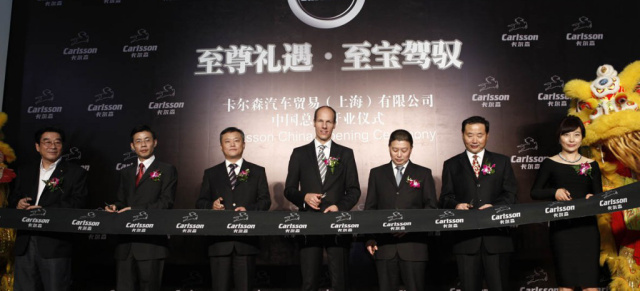 Go East: Carlsson China  eröffnet Headquarter in Shanghai: Mercedes-Veredler plant für 2012 weitere Standorte in China 
