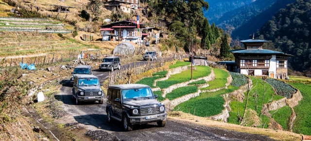 G-Klasse Experience 2020: Mit der G Klasse durch das Königreich Bhutan.