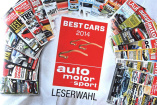 Leserwahl Best Cars 2014: Wählen Sie Ihre Lieblingsmodelle mit dem Stern!: Noch bis zum 3. Januar 2014 können Sie für Ihre Favoriten abstimmen.