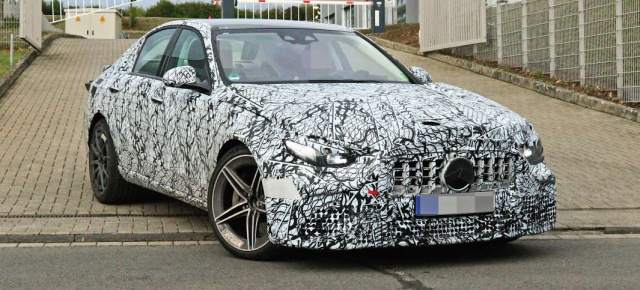 Mercedes-AMG Erlkönig-Premiere: Star Spy Shot: Erste Bilder vom Mercedes-AMG C63 W206