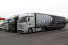 European Truck Platooning Challenge 2016: Angekommen: Die Daimler Platoon-Trucks haben ihr Ziel erreicht