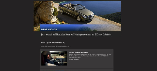 Neues bei Mercedes-Benz.tv: Unterhaltung, die bewegt.