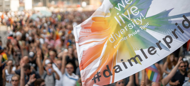 „We live diversity!“: Daimler setzt mit der Pride Tour auf fünf Kontinenten ein Zeichen für Toleranz und Vielfalt