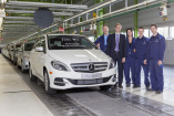 Bei Mercedes gehen Stromer in Serie: Produktionsstart für B-Klasse Electric Drive: Erstmals Großserienproduktion von Mercedes-Benz Modellen mit Verbrennungsmotor und Elektroantrieb auf der gleichen Linie