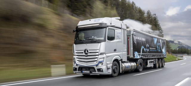 Daimler Truck Brennstoffzellen-Strategie: Zweigleisig