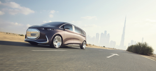 Mercedes schickt den Vision V geht auf Welttournee: Luxusmission possible? Vision V präsentiert sich in reichen Metropolen