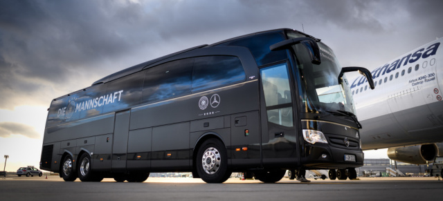 Deutsche Fussballnationalelf & Mercedes-Benz: Neuer Mercedes-Bus für DIE MANNSCHAFT