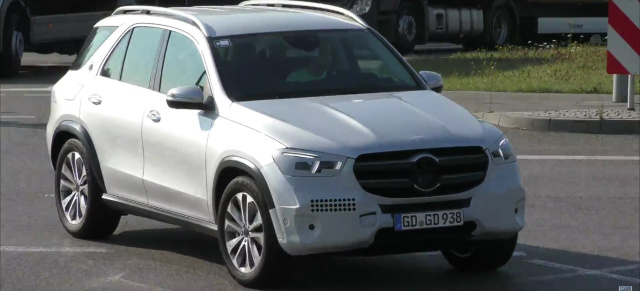 Mercedes-Benz Erlkönige erwischt: Der neue GLE fast ungetarnt
