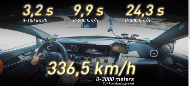 Need for Speed: 0-300 km/h in 24,3 Sek.: BRABUS 800 Beschleunigung im Video