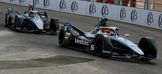 Mercedes-Benz EQ in der FIA ABB Formel E Meisterschaft: Grandioses Debüt mit zwei Podiumsplatzierungen für die Elektro-Silberpfeile