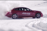 Video: Spaß im Schnee mit Mercedes AMG: Mit AMG lassen sich auf coole Weise Winterfreuden erfahren
