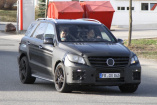 Erlkönig erwischt: Aktuelle Bilder vom Mercedes ML 63 AMG: Neue Bilder von der kommenden Mercedes M-Klasse mit AMG DNA