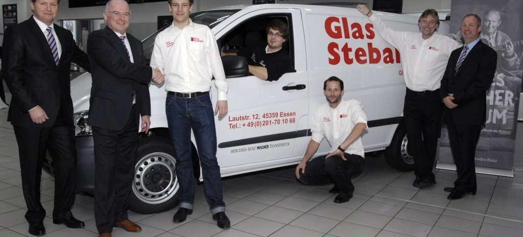 Macher Wettbewerb Glaserei Glas Stebani Gewinnt Mercedes Benz Vito Feierliche Ubergabe Im Mercedes Nutzfahrzeug Center Lueg In Bochum Wattenscheid News Mercedes Fans Das Magazin Fur Mercedes Benz Enthusiasten