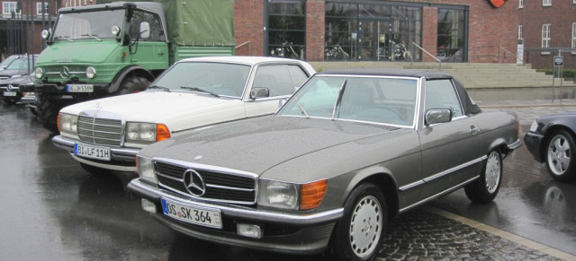 So war's beim Sternetreff, Bielefeld, 3. Juni: 1. Mercedes-Treffen am Lenkwerk Bielefeld