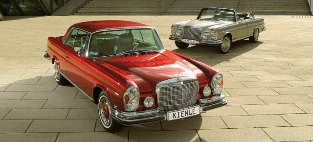 Restauriert von Kienle: Mercedes-Benz 280 SE 3.5 Coupé und 280 SE 3.5 Cabriolet (W111): Duo Numero Uno: S-Klasse Coupé mit der Fahrgestellnummer 000001 & S-Klasse Cabrio mit hydraulischem Verdeck