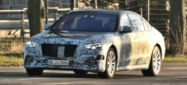 Mercedes-Erlkönig erwischt: Erlkönig-Video: Mercedes-Benz S-Klasse W223