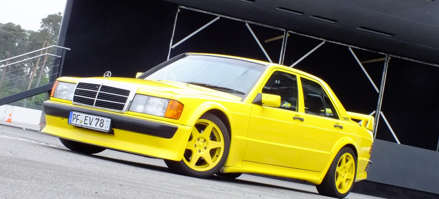 Gelbsucht: Mercedes 190E 2.5-16 Evolution: 89er Mercedes W201 mit Look und Leistung