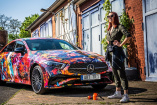 Kunst am Benz: Mercedes CLS 400 wird zum „Artcar“