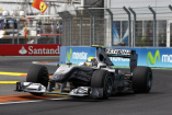 Formel 1 Grand Prix von Europa: Vettel siegt in Valencia: Webber übersteht Horror-Crash - Rückschlag für Mercedes GP - Nur Rosberg in der Top 10!