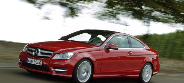 Ab sofort bestellbar: Das neue Mercedes C-Klasse Coupé: Ab Juni 2011 steht derMercedes Zweitürer bei den europäischen Händlern