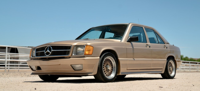 1983 Mercedes-Benz 190E mit Zender-Body-Kit: W201-Tuning-Zender-Zeitgeist-Kapsel