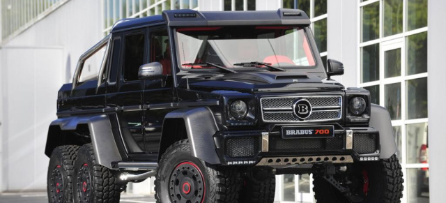 IAA Premiere: BRABUS B63S-700 6x6 mit 700 PS: Mercedes Tuner gibt dem Dreiachser  Leder, Carbon und mehr Power auf den Weg